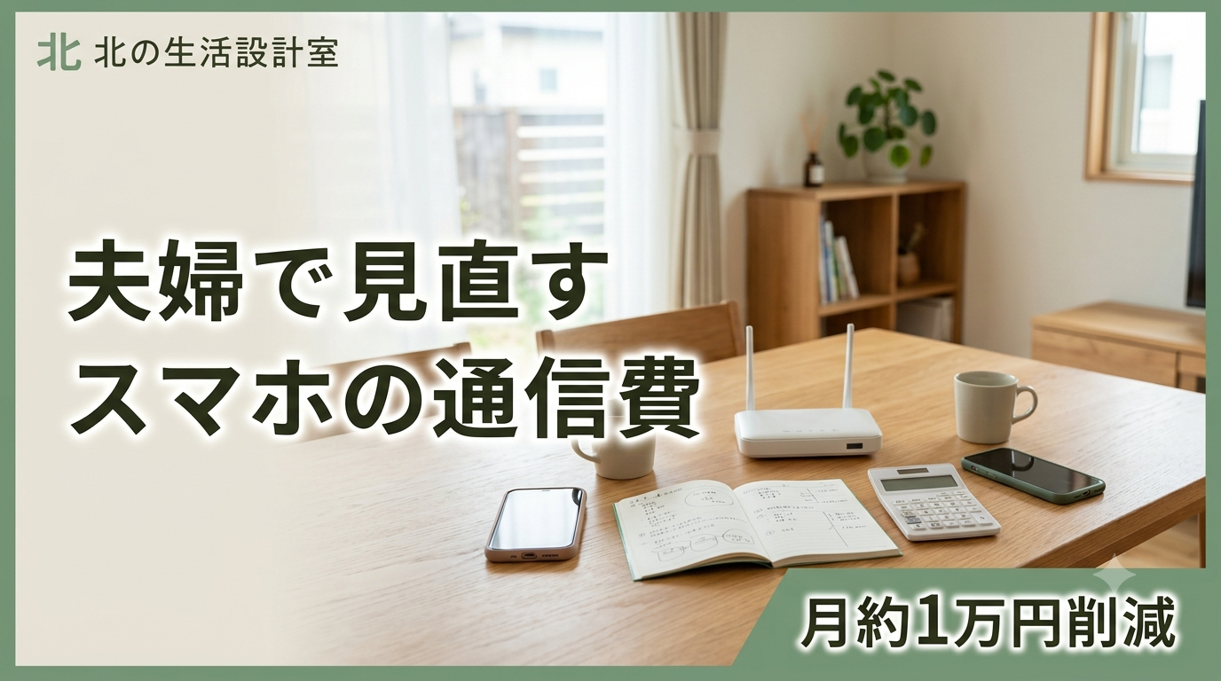 auからpovo・UQモバイルへ乗り換えて通信費を見直すイメージ